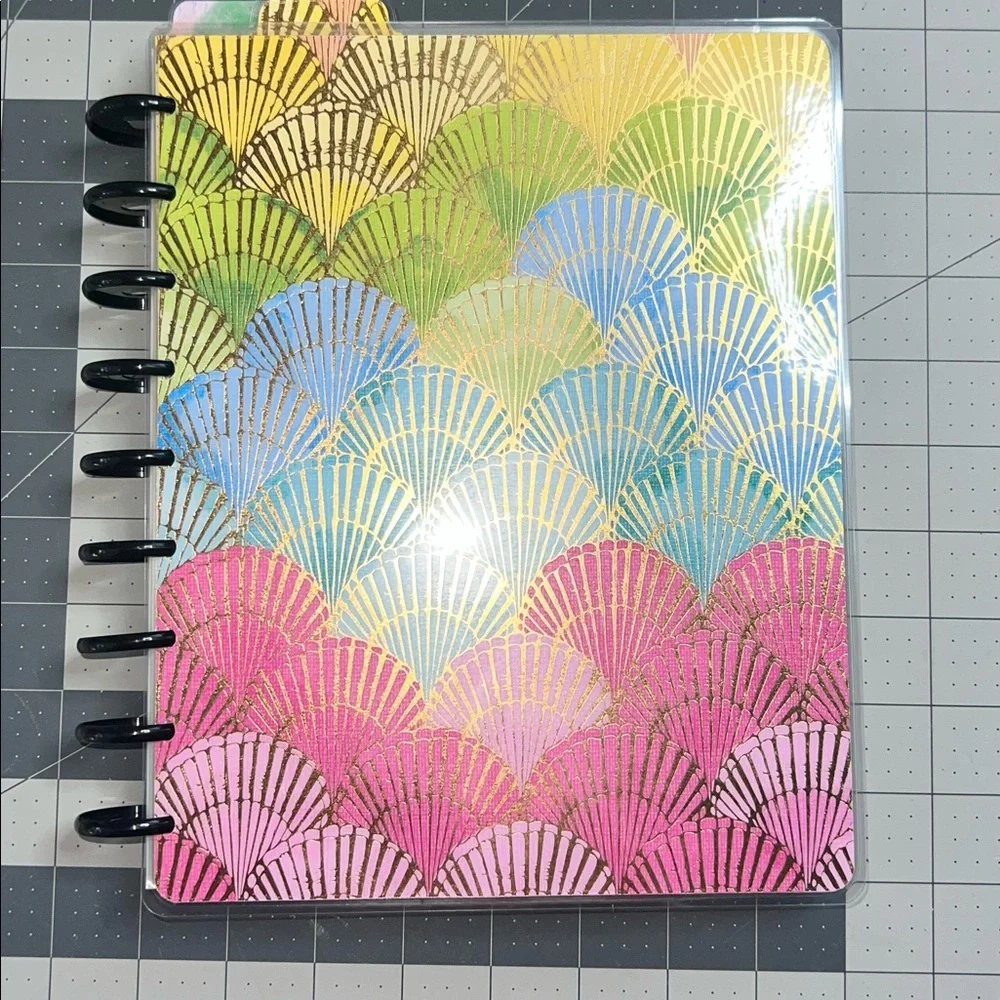 Mermaid happy planner cover set, tab dividers and dashboards